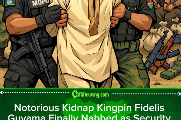 Notorious Kidnap Kingpin Fidelis Guyama Arrested in Taraba After Years of Terror Across North-Central