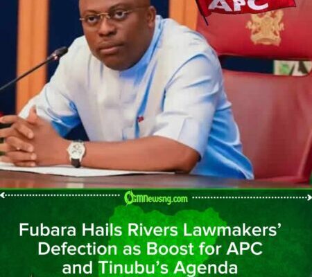 Fubara Welcomes Rivers Lawmakers’ Defection to APC, Backs Tinubu’s Reforms