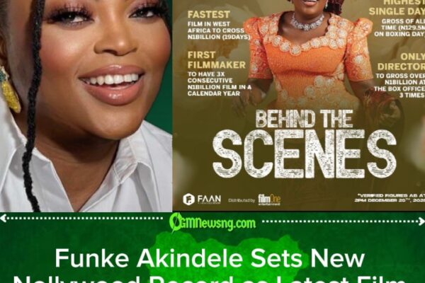 Funke Akindele’s New Movie Crosses ₦1 Billion, Breaks Nollywood Box Office Records