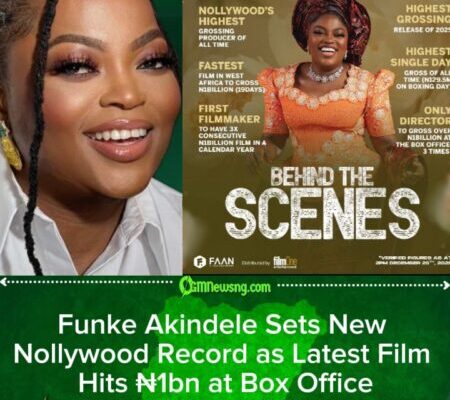 Funke Akindele’s New Movie Crosses ₦1 Billion, Breaks Nollywood Box Office Records