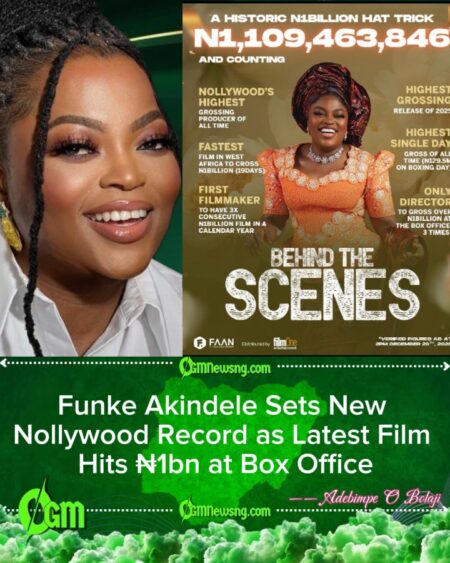 Funke Akindele’s New Movie Crosses ₦1 Billion, Breaks Nollywood Box Office Records