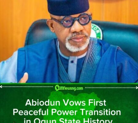 Governor Abiodun Pledges Peaceful, Rancour-Free Power Handover in Ogun by 2027