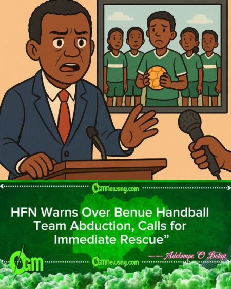 HFN President Condemn Benue Handball Team Kidnap, Urge Security to Rescue Players Fast