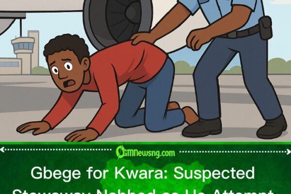 Ilorin Airport Bust as Security Catch Man Wey Try Hide Under US-Bound Aircraft