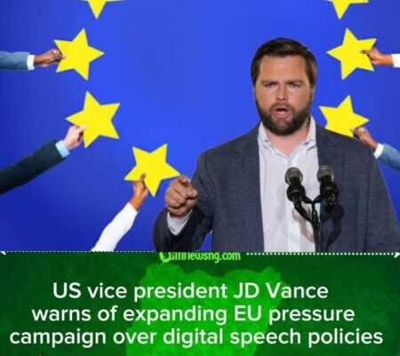 US vice president JD Vance says Brussels is overreaching in its drive to police U.S. digital platforms