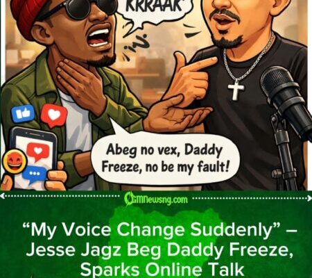 Jesse Jagz Apologise to Daddy Freeze After Strange Voice Wahala, Fans Shock