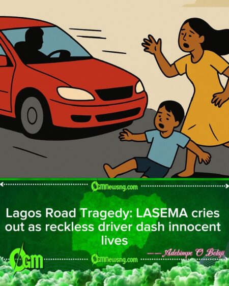 LASEMA warns: Speeding driver don kill pikin and woman for Lagos – Road Safety Alert