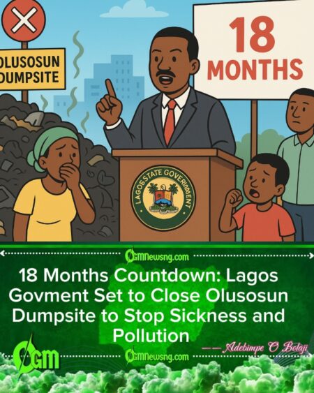 LASG Waste Shake-Up: Olusosun Dumpsite Go Shutdown in 18 Months as Health Crisis Dey Rise