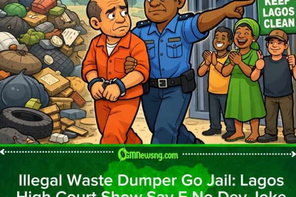Lagos High Court Jail 48-Year-Old Man for Illegal Waste Dumping, Residents Hail Law