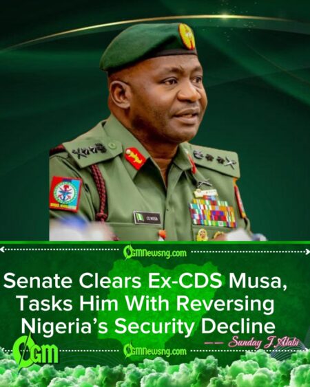 Senate Confirms General Musa as Defence Minister Amid Rising Insecurity