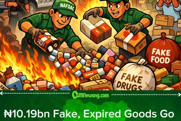 NAFDAC Destroys ₦10.19bn Fake Drugs, Expired Products for Kano Market Crackdown