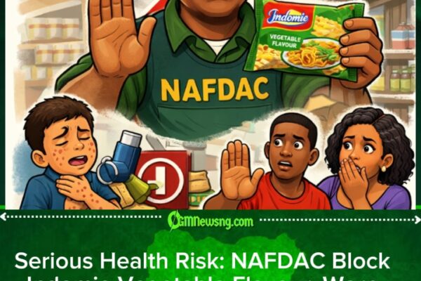 NAFDAC Hammer Fall: Indomie Vegetable Flavour Noodles Don Collect Ban Over Hidden Allergens