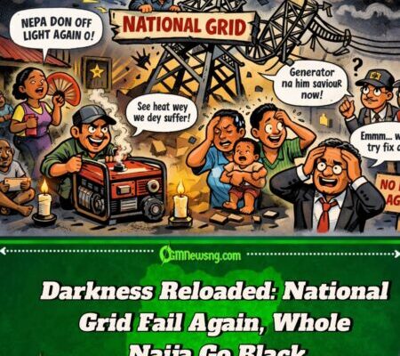 Nigeria National Grid Don Fall Again: Whole Country Enter Darkness As Light Carry Leg Go Monday Afternoon