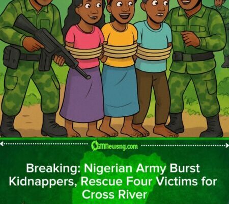 Nigerian Army Rescues Four Kidnapped Victims for Cross River, Community Praise Quick Action