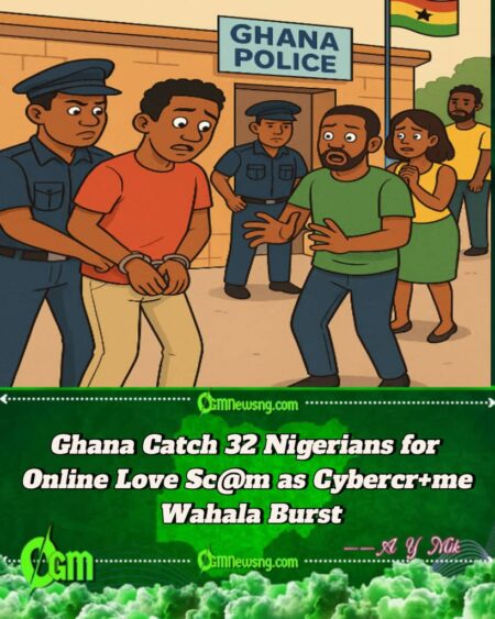 32 Nigerians Busted for Ghana Net as Romance Sc@m Wahala Burst – Ghana Begin Serious Cybercr+me Clampdown