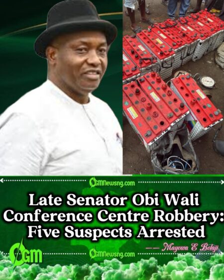 Late Senator Obi Wali Conference Centre Robbed, Suspects From Four States Arrested