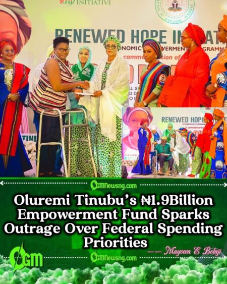 Oluremi Tinubu Sparks Debate After ₦200,000 Disability Grants Trigger Questions on Transparency