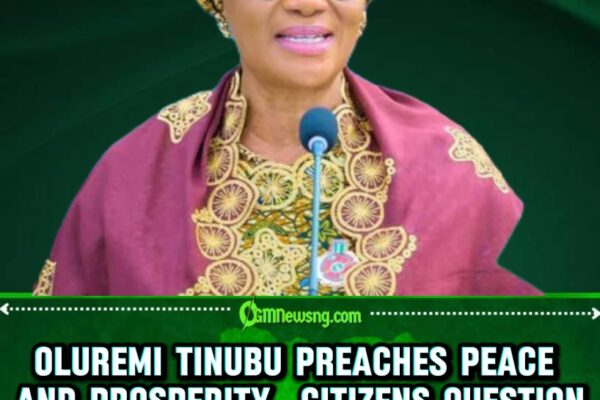 Oluremi Tinubu, Nigeria's First Lady Urges Nigerians to Embrace Peaceful Coexistence as Pathway to National Prosperity