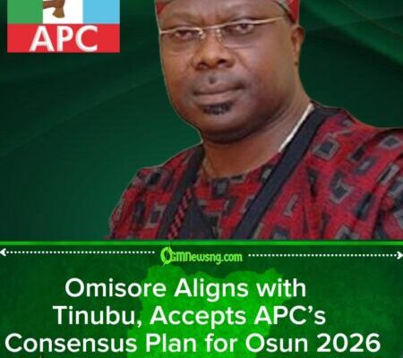Osun 2026: Omisore Backs Tinubu, Endorses APC Consensus Candidate