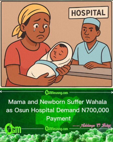 Osun Hospital Hold Baby Over Mama N700k Debt: Social Media Don Blow!