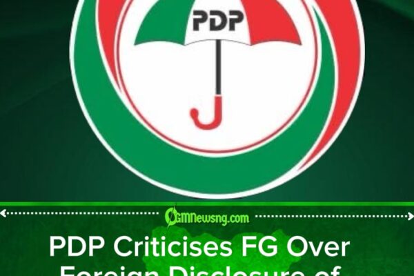 PDP Slams Federal Government Over U.S. Disclosure of Terror Strikes Before Nigeria