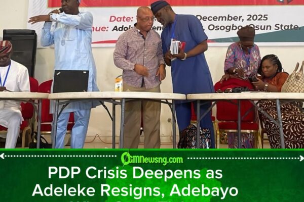 PDP Crisis Deepens as Adeleke Resigns, Adebayo Wins Osun Ticket