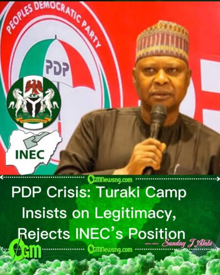 PDP Faction Reaffirms Turaki-Led NWC, Accuses INEC of Bias Over Recognition Dispute