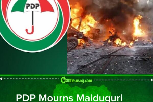 PDP Condemns Maiduguri Mosque Explosion, Blames Tinubu Administration for Security Failures