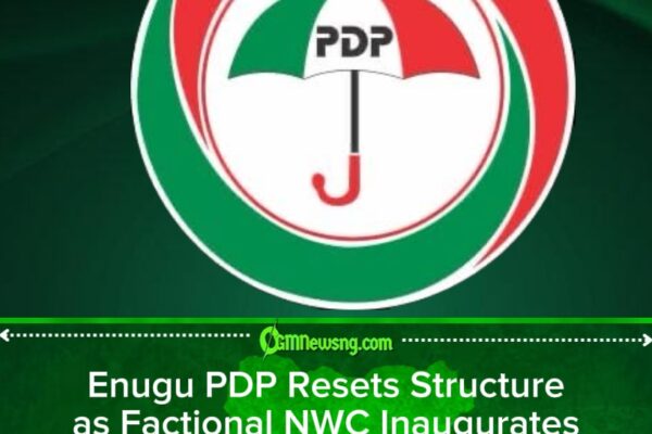 Enugu PDP Inaugurates Caretaker Committee as Party Moves to Regain Political Ground Before 2027