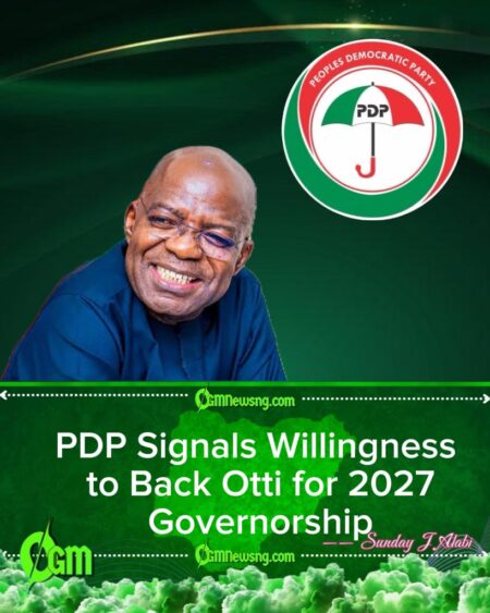 2027: PDP Ready to Hand Otti Governorship Ticket if He Defects — Wabara