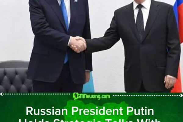 Russian President Putin Engages in Bilateral Discussions With Kazakhstan’s Tokayev