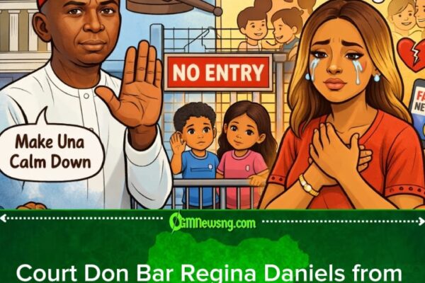 Nwoko Finally Yab, Court Don Stop Regina Daniels from Seeing Pikin Dem