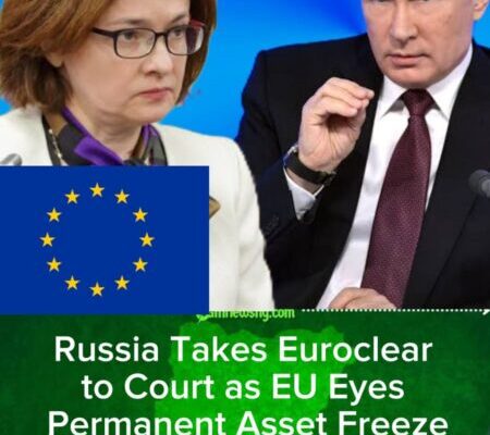 Russia Opens New Front in Financial War With Legal Action Against Euroclear