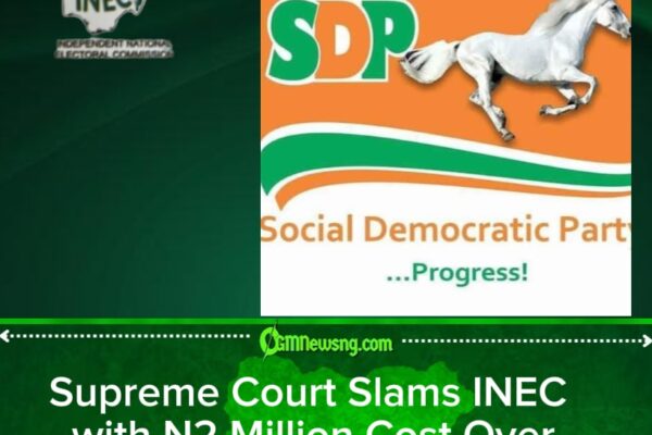 SDP Acting Chairman Demands INEC Remove Gabam's Name Following Supreme Court Judgment