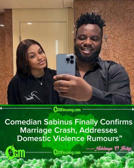 Sabinus Confirms Peaceful Divorce From Ciana Chapman, Breaks Silence on Rumours