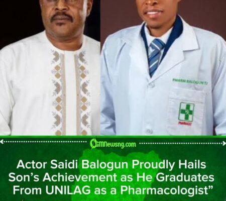 Saidi Balogun Celebrates Son Jamal’s UNILAG School of Medicine Graduation as Pharmacologist”