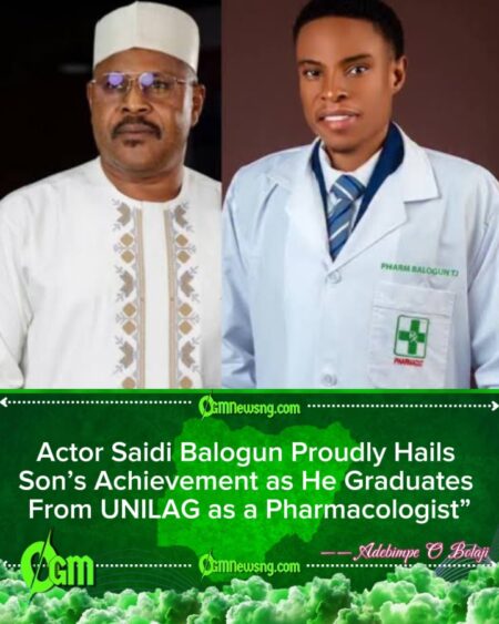 Saidi Balogun Celebrates Son Jamal’s UNILAG School of Medicine Graduation as Pharmacologist”