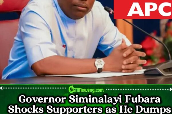 Governor Siminalayi Fubara Sparks Outrage as He Serenades President Tinubu with ‘On Your Mandate’ Before Dumping PDP