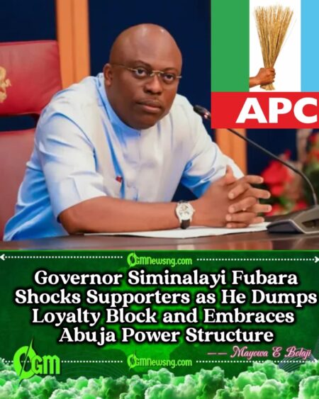 Governor Siminalayi Fubara Sparks Outrage as He Serenades President Tinubu with ‘On Your Mandate’ Before Dumping PDP