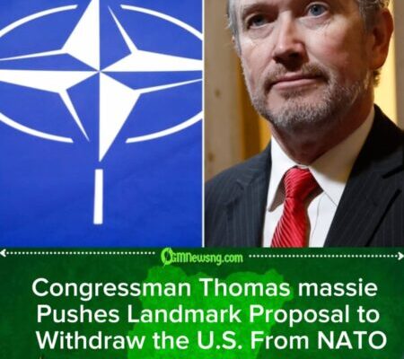 Congressman Thomas massie Sparks Global Reactions With Call for U.S. Withdrawal From NATO