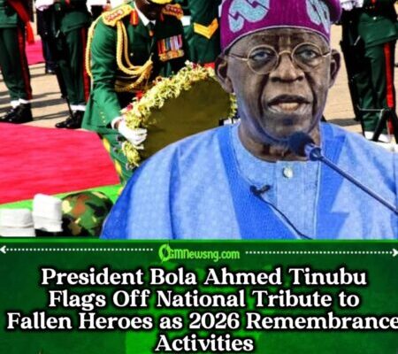 President Bola Ahmed Tinubu Unveils 2026 Remembrance Emblem Amid Outcry Over Troop Welfare