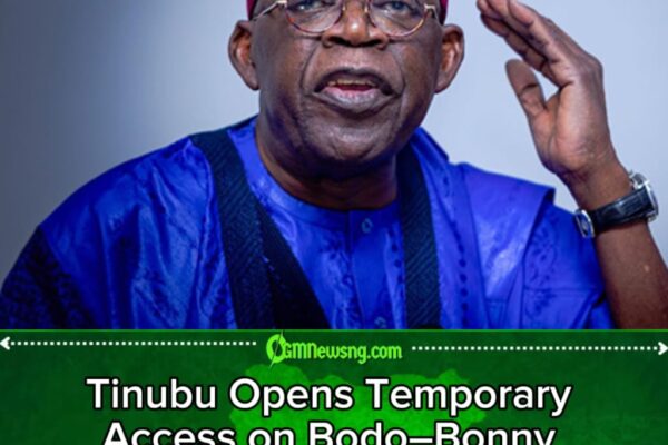 President Bola Ahmed Tinubu Flags Off Temporary Use of Bodo–Bonny Road, Ending Decades of Costly River Crossings