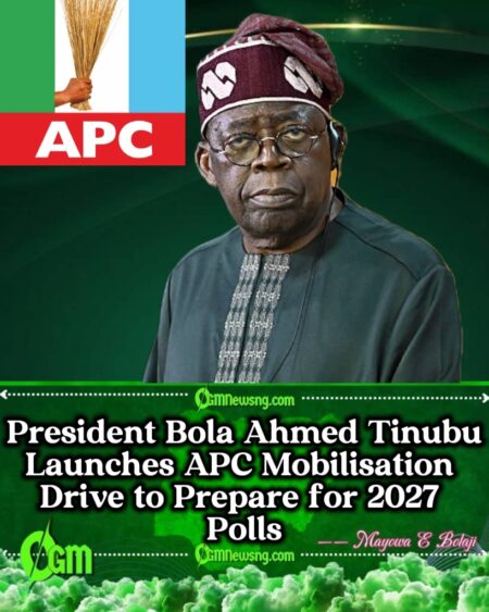 President Bola Ahmed Tinubu Inaugurates APC Unity Committee Ahead of 2027 Elections