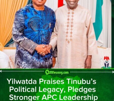 Yilwatda Hails Tinubu as Nigeria’s Finest Politician, Vows to Apply Lessons in APC Leadership