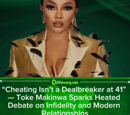 At 41, Cheating Isn’t a Dealbreaker for Me — Toke Makinwa Sparks Relationship Debate