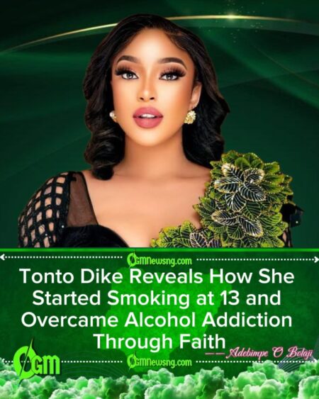 Nollywood Actress Tonto Dike Shares Powerful Church Testimony on Breaking Free from Smoking and Alcoholism
