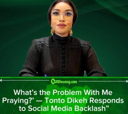 Tonto Dikeh Slams Critics Over Prayer Posts, Says Faith Is Personal and Non-Negotiable