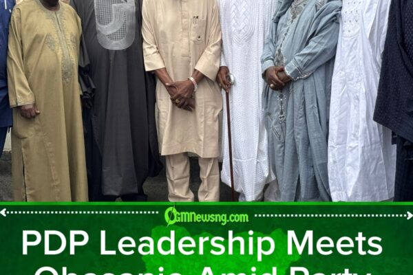 Turaki Leads PDP Leaders on Strategic Visit to Obasanjo in Abeokuta