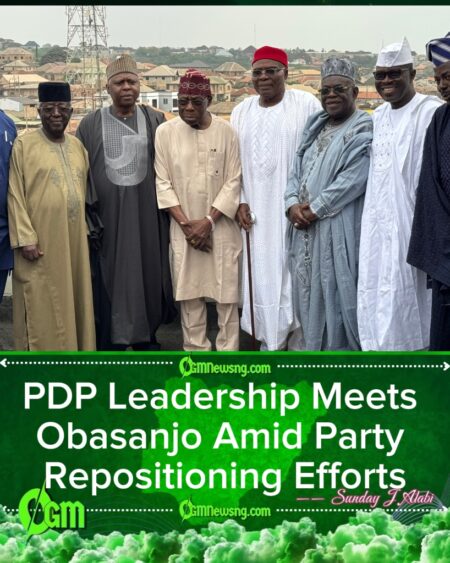 Turaki Leads PDP Leaders on Strategic Visit to Obasanjo in Abeokuta