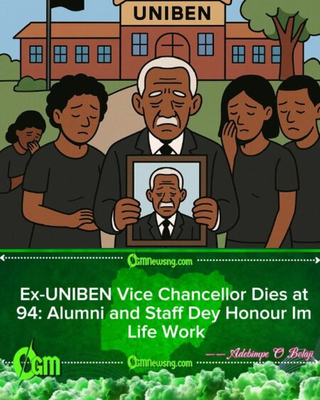 UNIBEN Mourns Former VC Weh Don Pass Away at 94, Nation Dey Remember Im Legacy